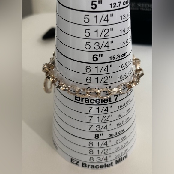 Silpada heart cut out oval chain toggle bracelet sterling silver - Picture 6 of 6